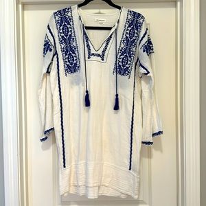 Isabel Marant Etoile Embroidered Gauze Coverup